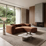 Eleanor Modular Velvet Sofa | Copper