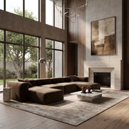 Eleanor Modular Velvet Sofa | Mocha