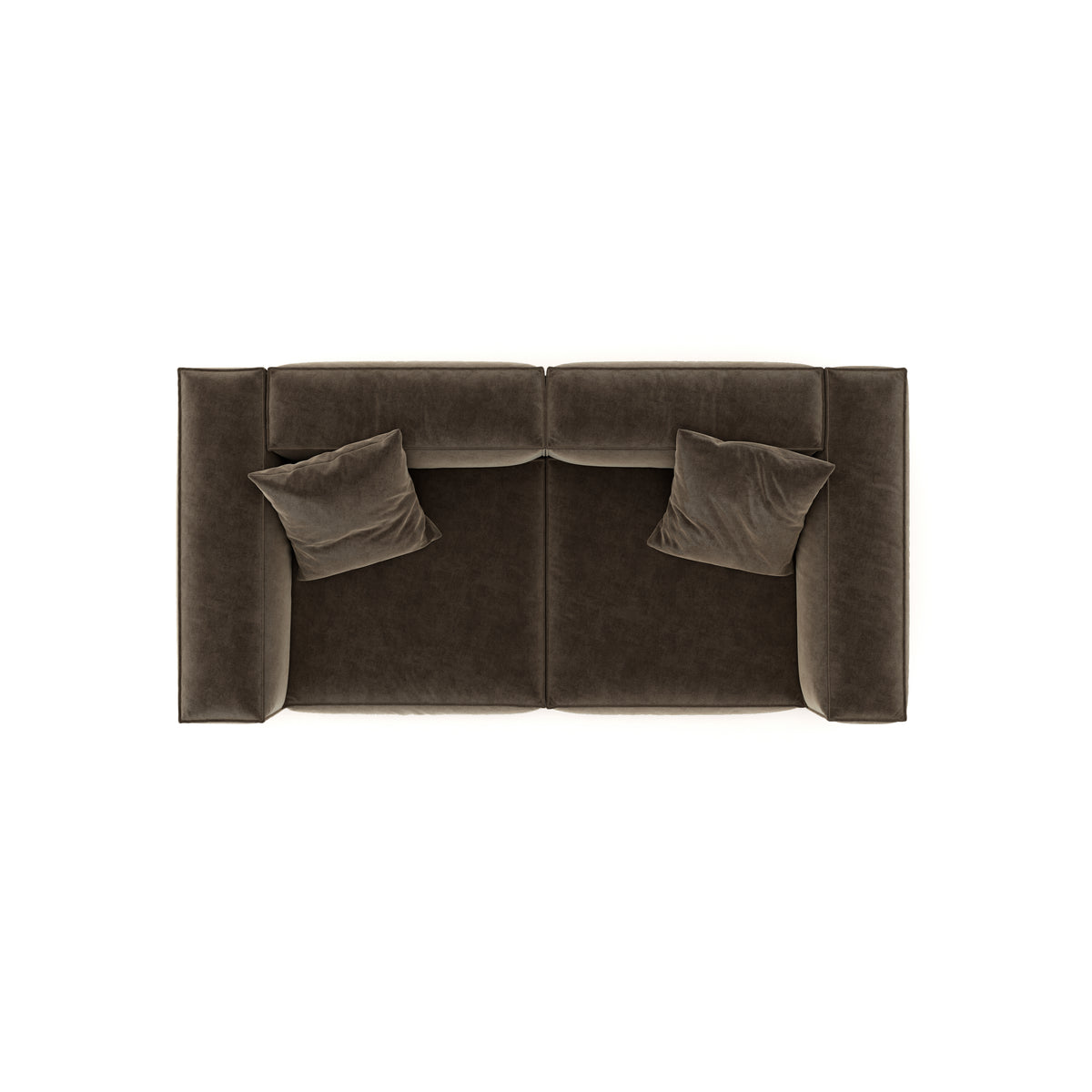 Eleanor Modular Velvet Sofa | Mocha