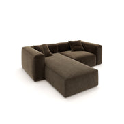 Eleanor Modular Velvet Sofa | Mocha