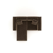Eleanor Modular Velvet Sofa | Mocha