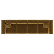 Eleanor Modular Velvet Sofa | Ochre