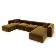 Eleanor Modular Velvet Sofa | Ochre