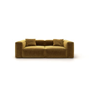 Eleanor Modular Velvet Sofa | Ochre