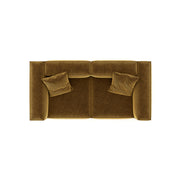 Eleanor Modular Velvet Sofa | Ochre