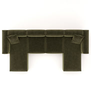 Eleanor Modular Velvet Sofa | Olive
