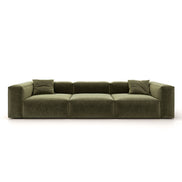 Eleanor Modular Velvet Sofa | Olive