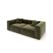 Eleanor Modular Velvet Sofa | Olive