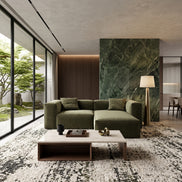 Eleanor Modular Velvet Sofa | Olive