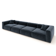 Eleanor Modular Velvet Sofa | Oxford Blue