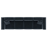 Eleanor Modular Velvet Sofa | Oxford Blue