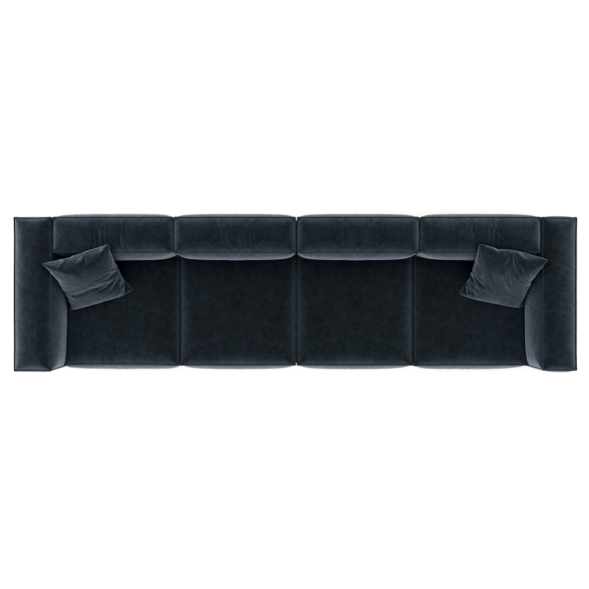 Eleanor Modular Velvet Sofa | Oxford Blue