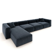 Eleanor Modular Velvet Sofa | Oxford Blue
