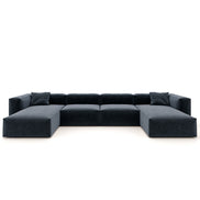 Eleanor Modular Velvet Sofa | Oxford Blue