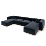 Eleanor Modular Velvet Sofa | Oxford Blue
