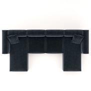 Eleanor Modular Velvet Sofa | Oxford Blue