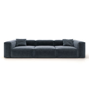 Eleanor Modular Velvet Sofa | Oxford Blue