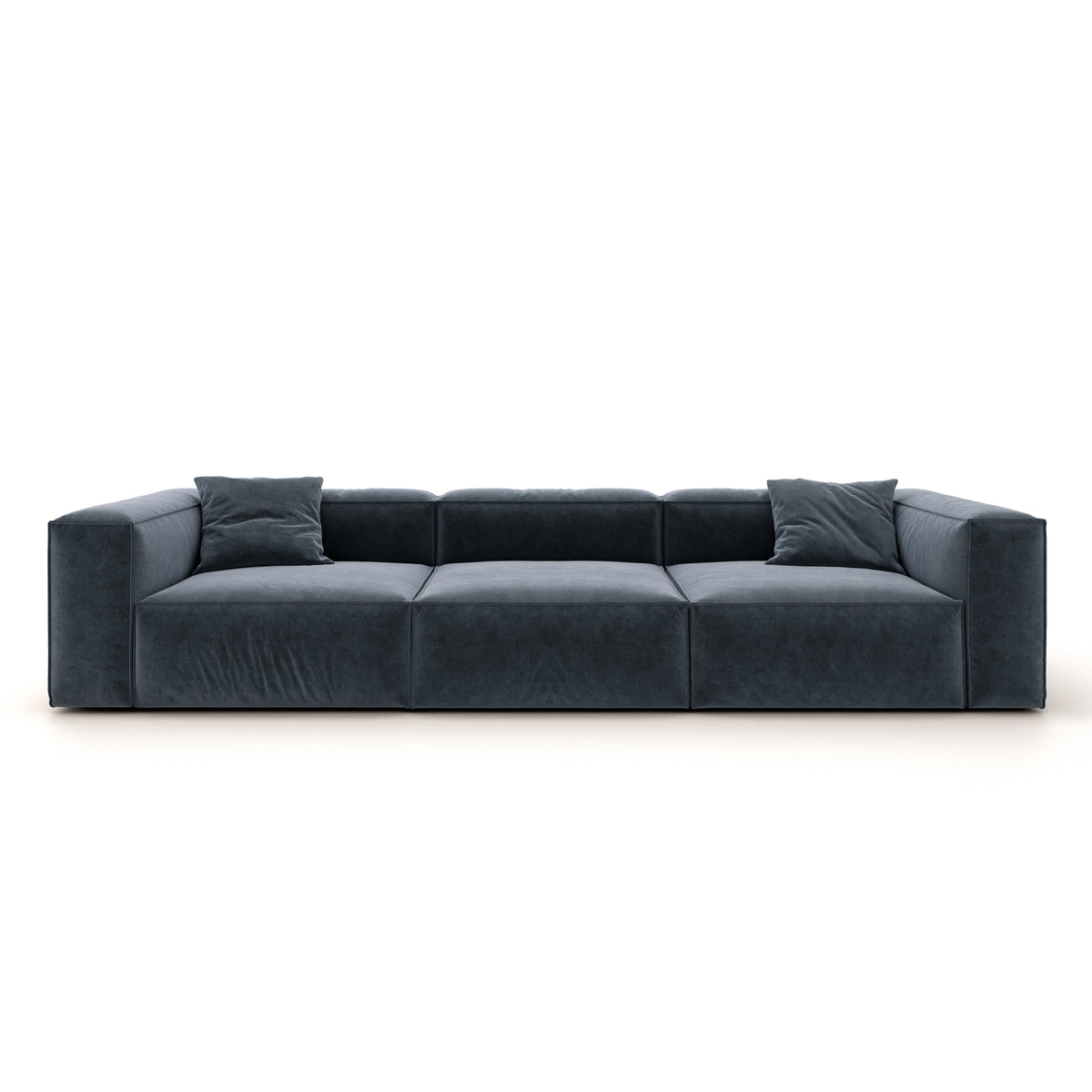 Eleanor Modular Velvet Sofa | Oxford Blue