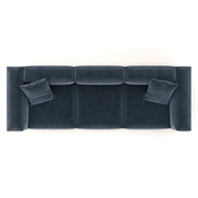 Eleanor Modular Velvet Sofa | Oxford Blue