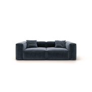 Eleanor Modular Velvet Sofa | Oxford Blue