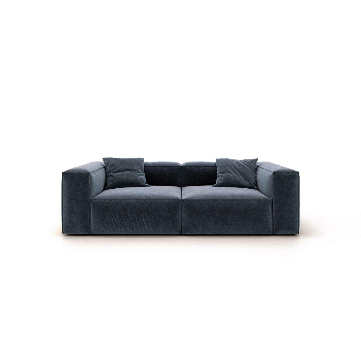 Eleanor Modular Velvet Sofa | Oxford Blue