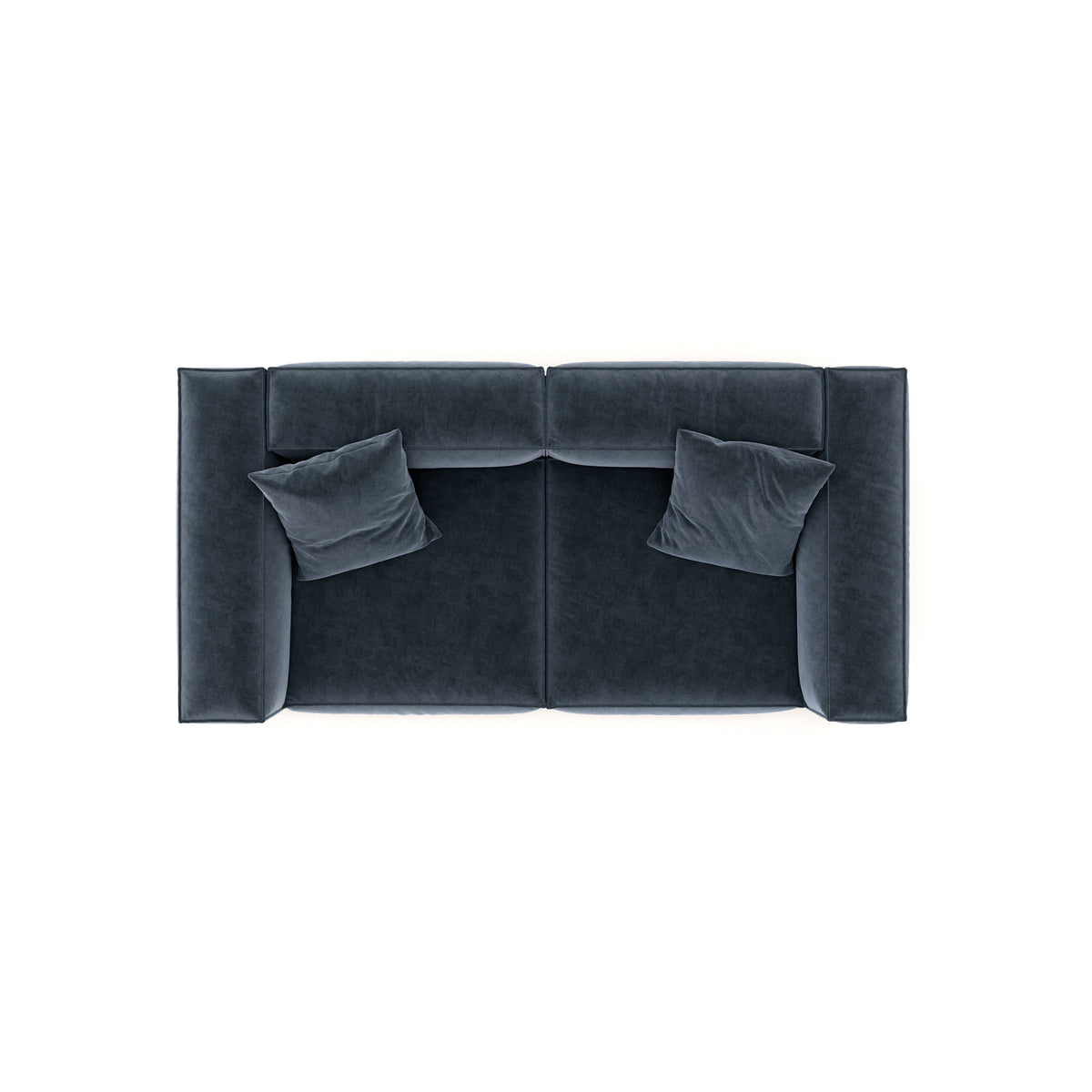 Eleanor Modular Velvet Sofa | Oxford Blue