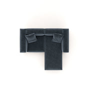 Eleanor Modular Velvet Sofa | Oxford Blue
