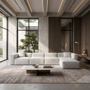 Eleanor Modular Velvet Sofa | Pearl