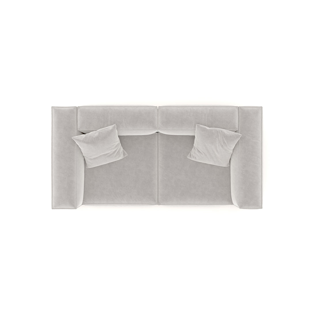 Eleanor Modular Velvet Sofa | Pearl