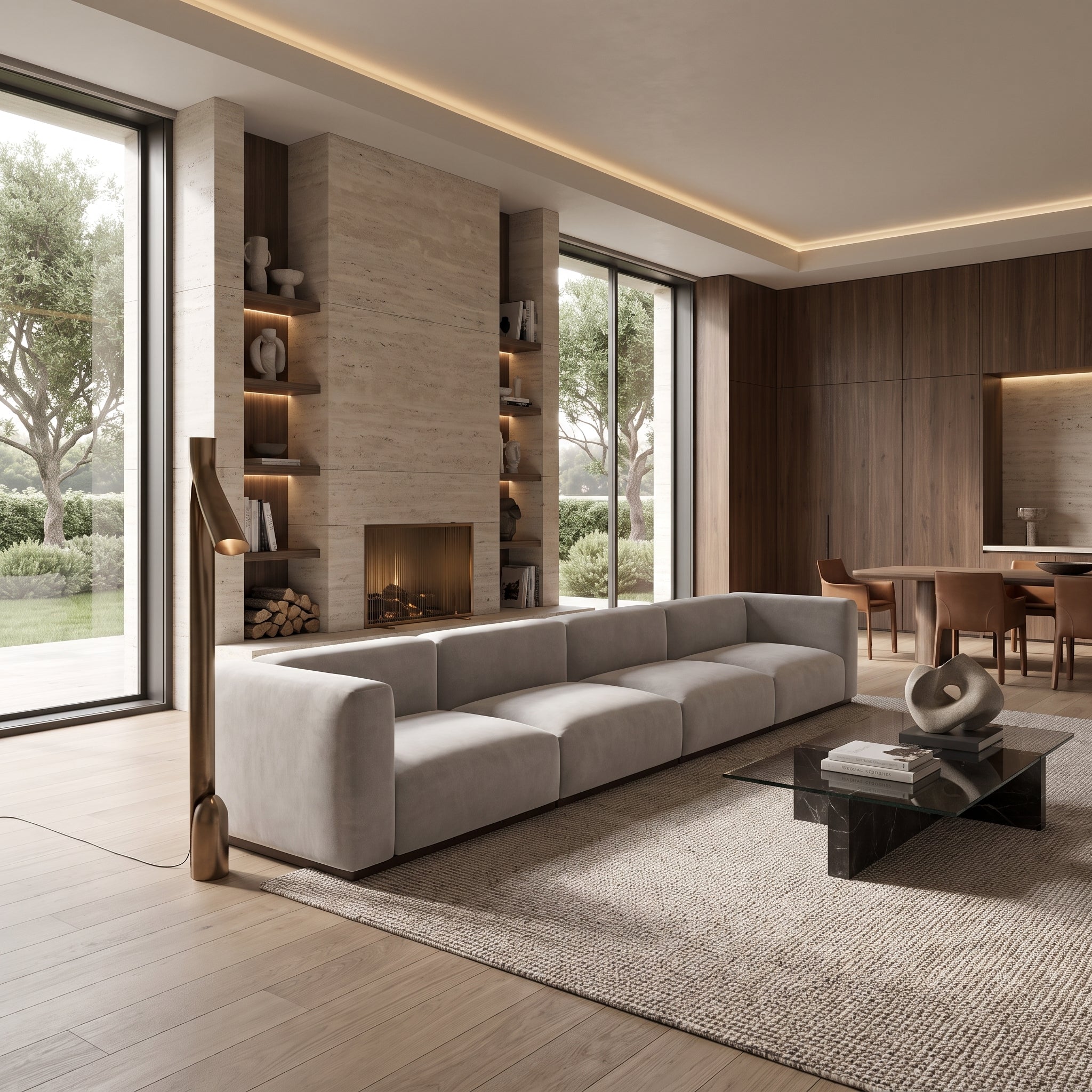 Charlotte Modular Sofa-Pearl