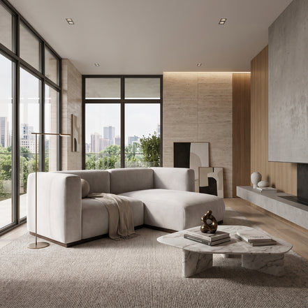 Charlotte Modular Sofa-Pearl